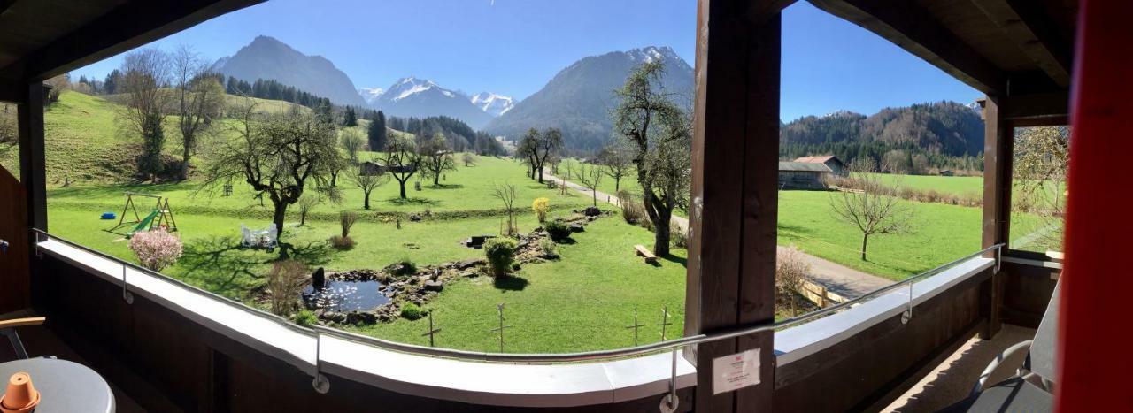 Ferienwohnungen Scheibenhaus Oberstdorf Buitenkant foto